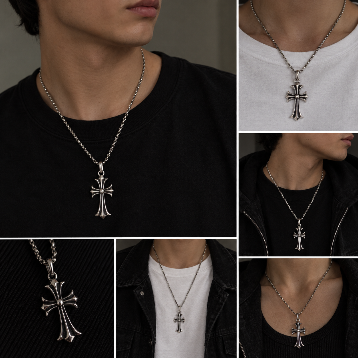 Chrome heart chain - photo 4