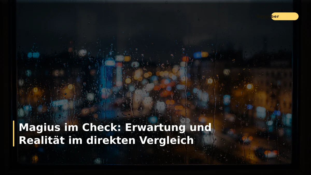 Magius im Check: Erwartung und Realität im direkten Vergleich
