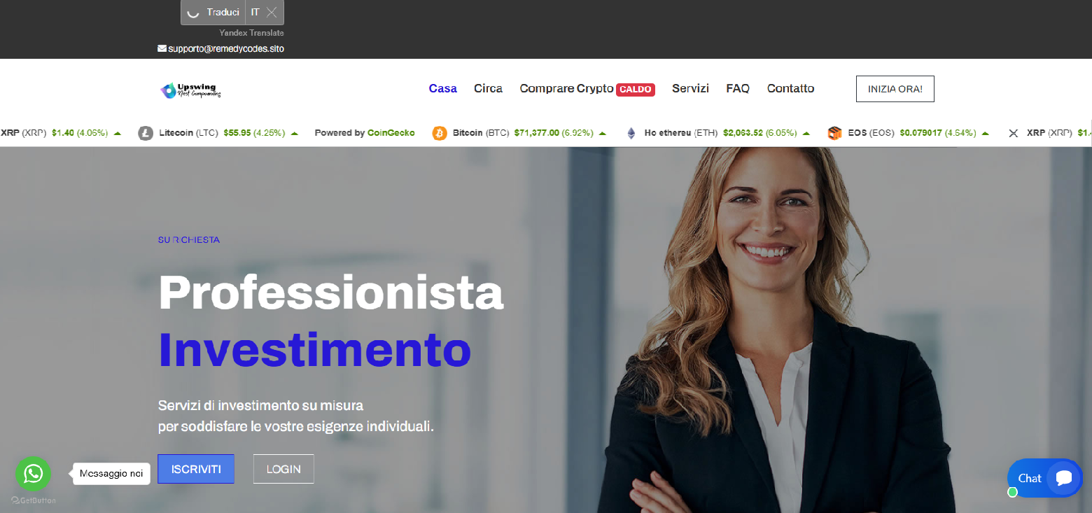 Screenshot of upswingnestcompounding.com