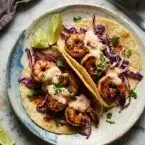 Shrimp Tacos with Chipotle Lime Sauce
