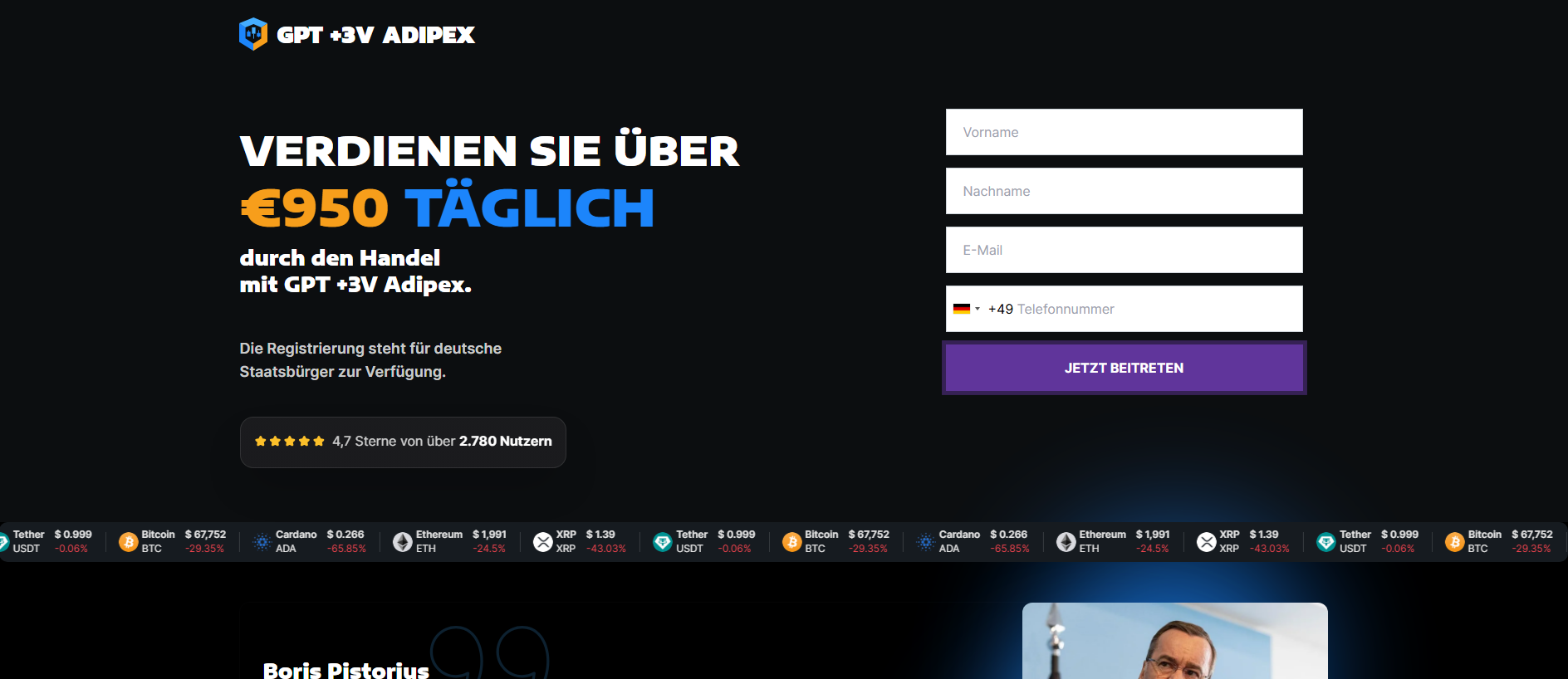 Gespeicherte Aufnahme von dearosulen.com