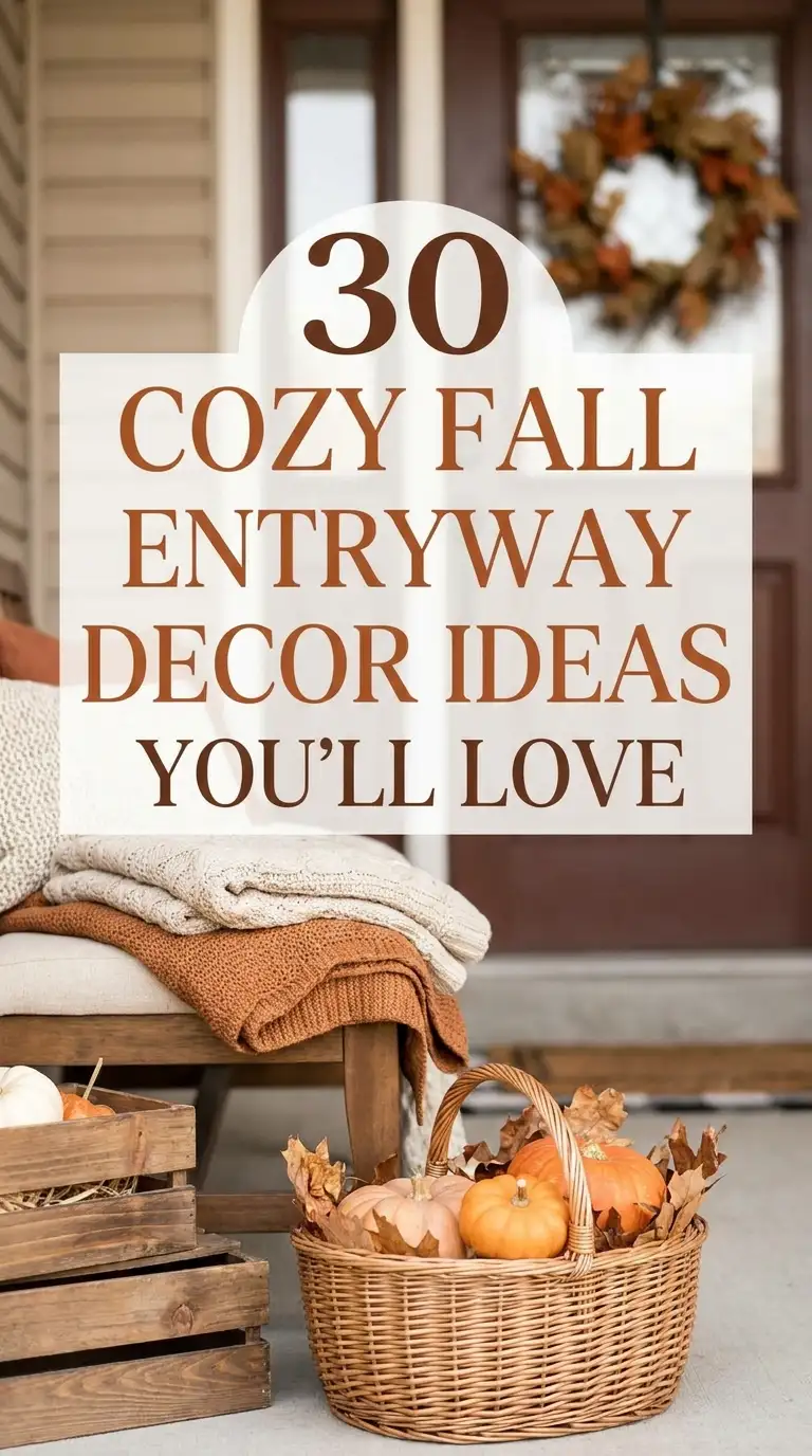 30 Cozy Fall Entryway Decor Ideas You’ll Love 30 Cozy Fall Entryway Decor Ideas You’ll Love