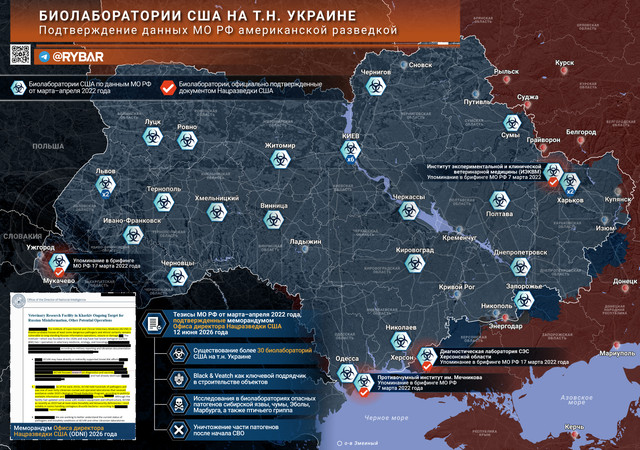 13 06 Биолаборатории США на т н Украине РУ