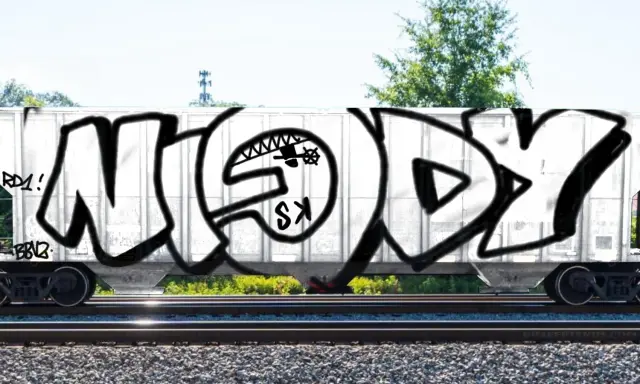 Graffiti artwork by vandald