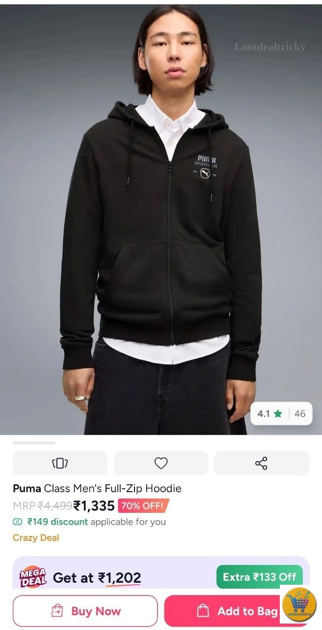 Puma Full Zip | Loot Lo Puma Full Zip | Loot Lo