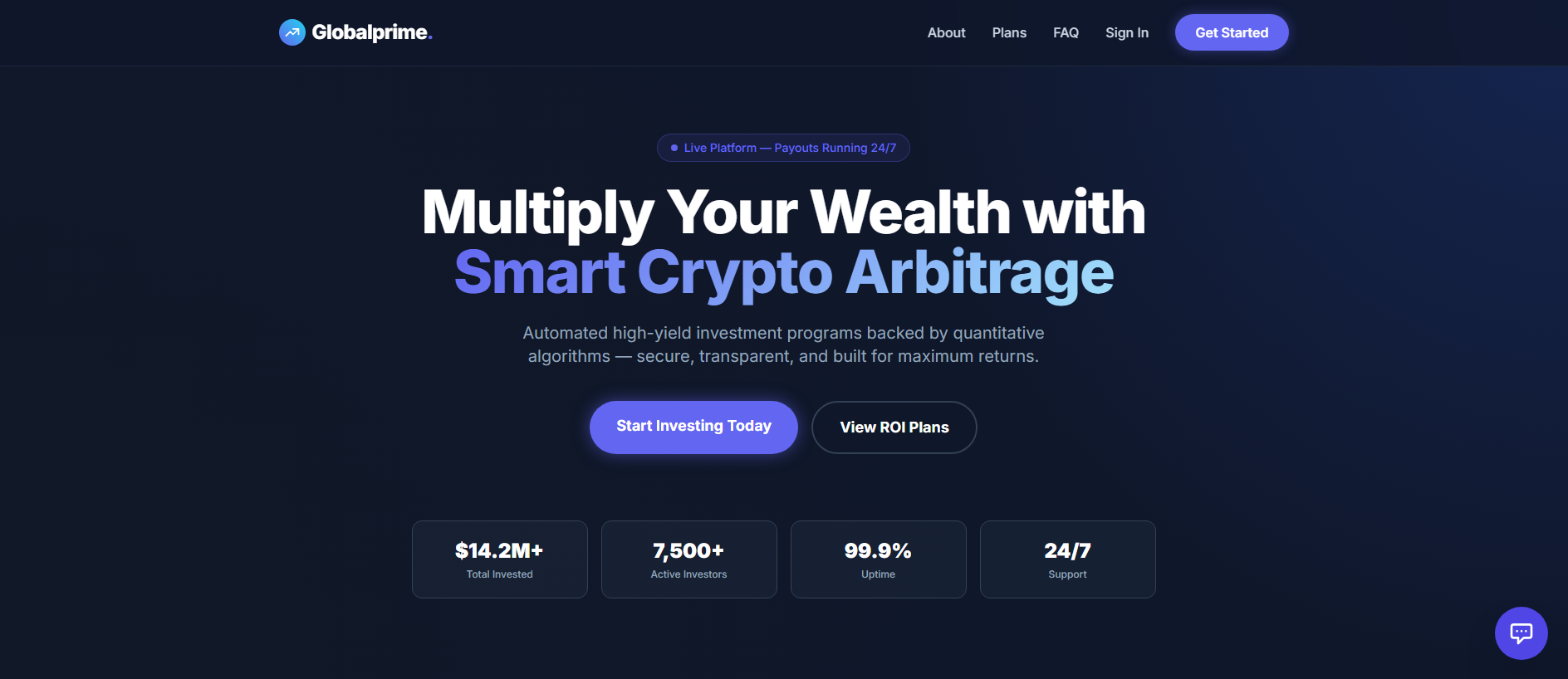 Screenshot of globalprimefinance.org