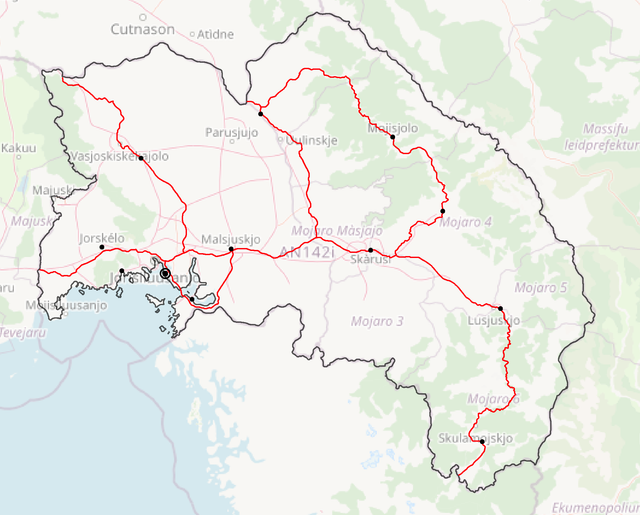 Maroljko Major Roads
