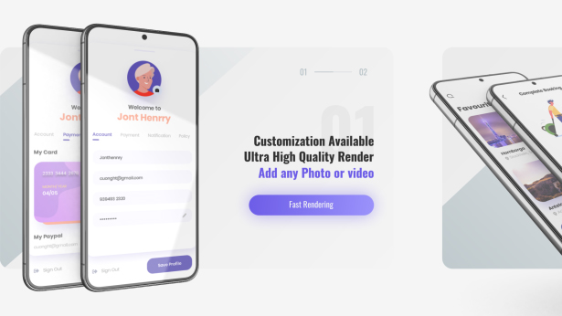 App Presentation Android Mockup App Presentation Android Mockup
