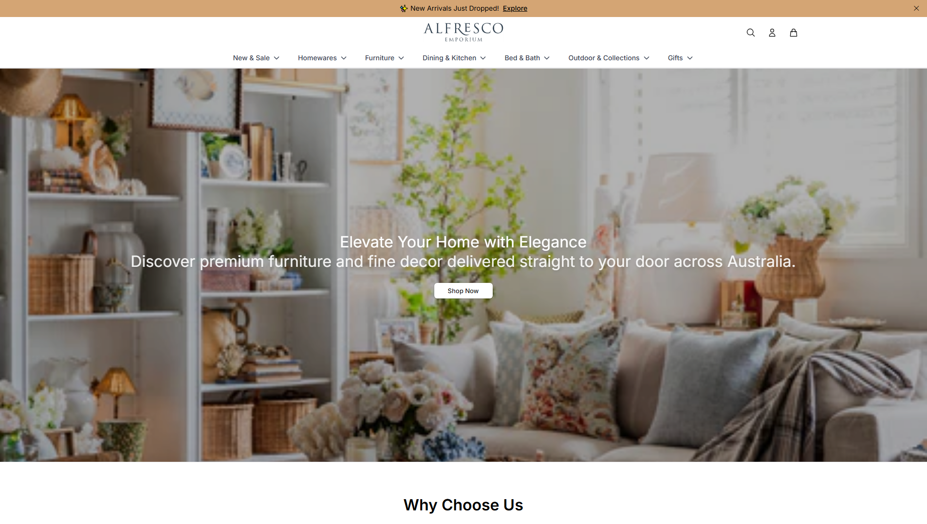 Stored capture of alfrescoemporiumliving.shop