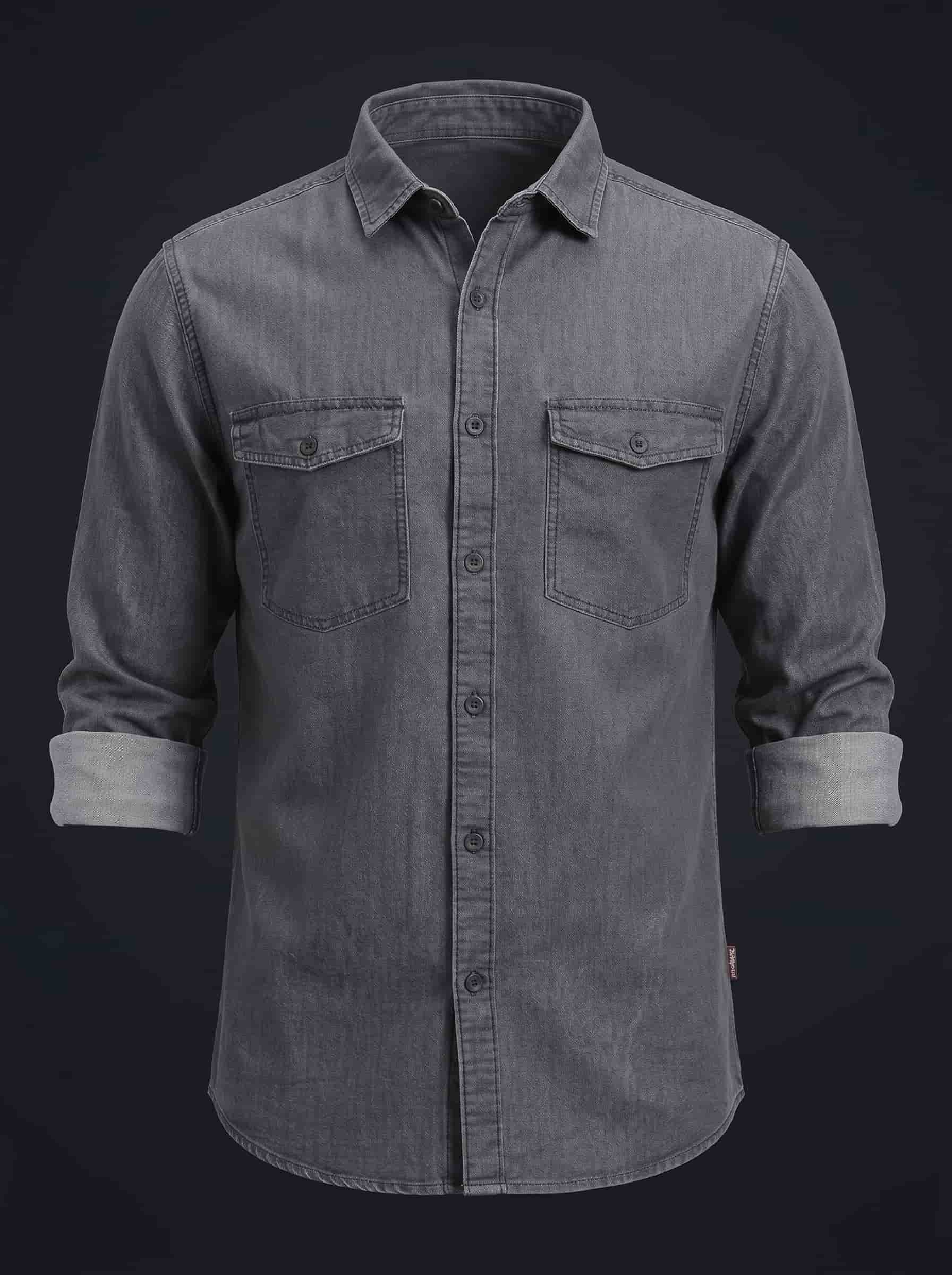 Urbano Fashion Men's Full Sleeve Regular Fit Casual Denim Shirt