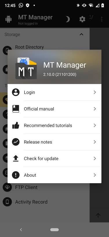 MT Manager screenshot
