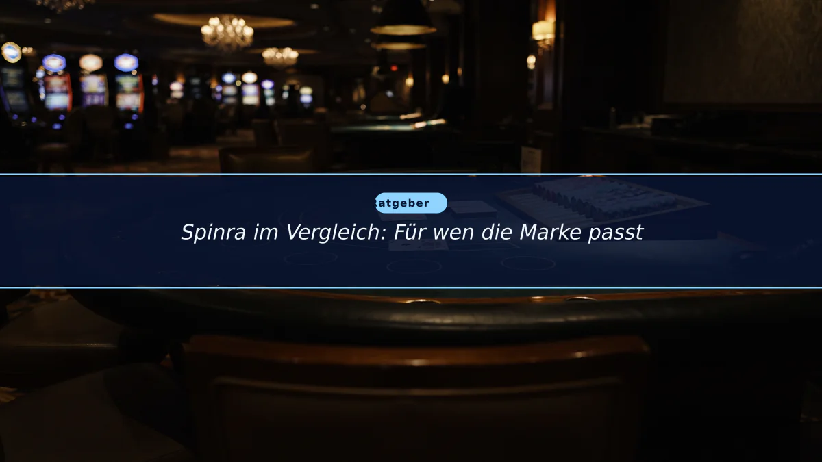 Spinra im Vergleich: Für wen die Marke passt