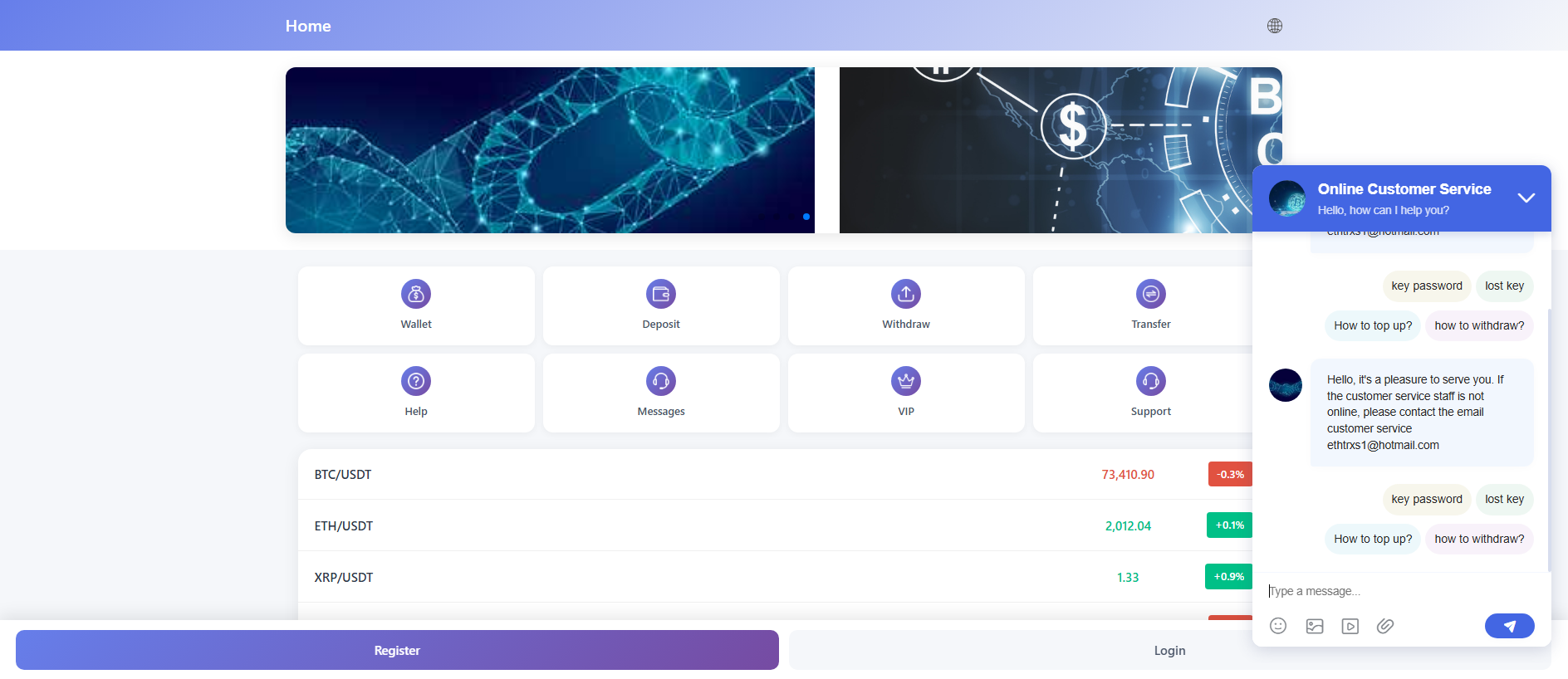 Screenshot of evya.cc