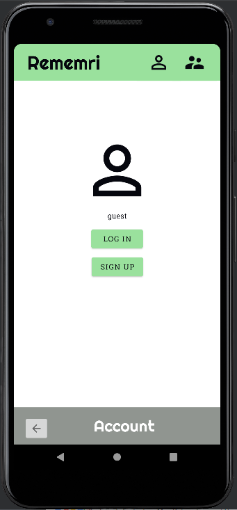 No Account View Guest