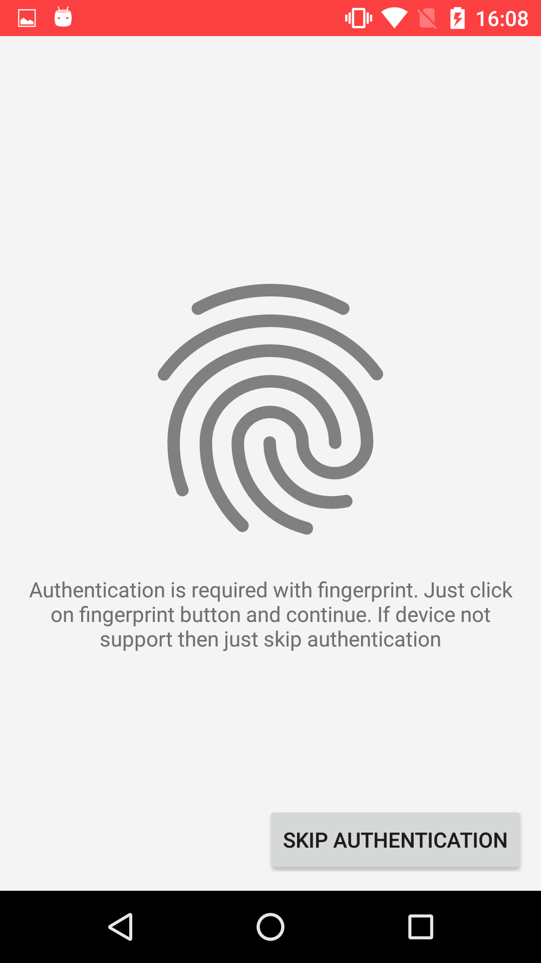 Auth Activity
