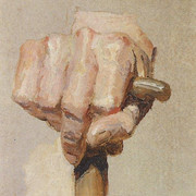 Кисть правой руки сжимающей посох 1880 е