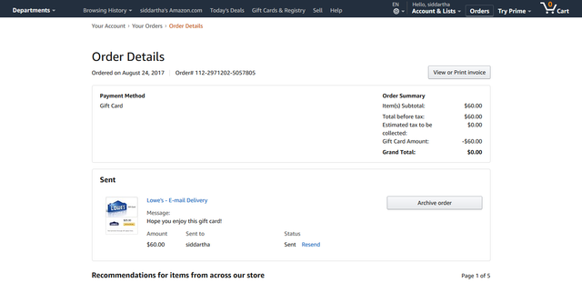 Order Details