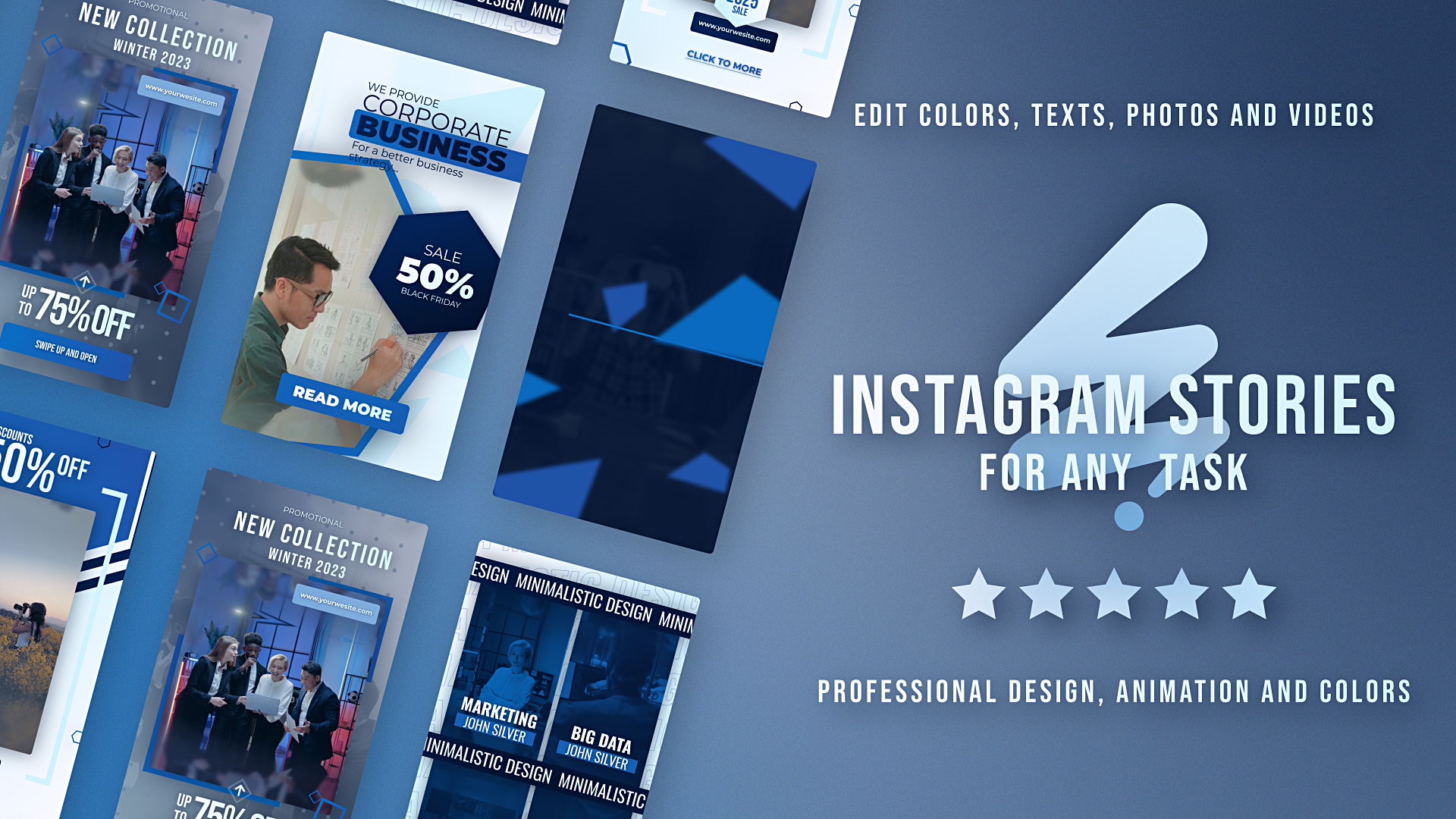 Online Educational Course Promo Vertical Reels - E-Learning Instagram Stories Reels TikTok Shorts