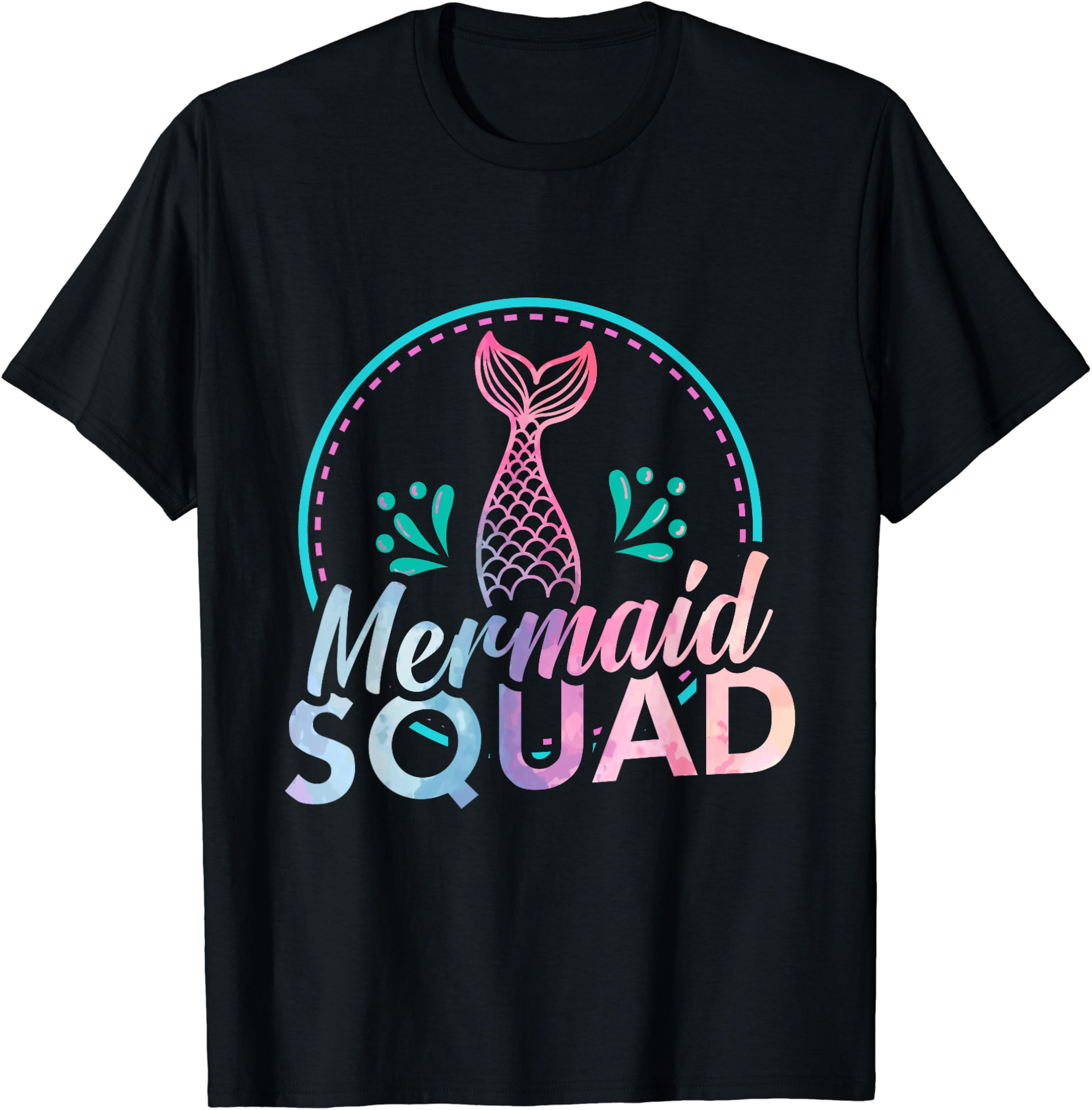 Mermaid Birthday Squad Party Gift Tee Unisex T-Shirt