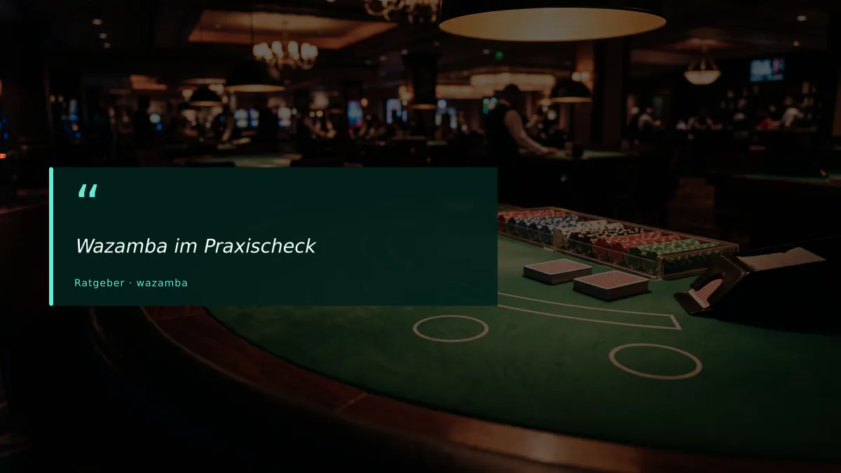 Wazamba im Praxischeck
