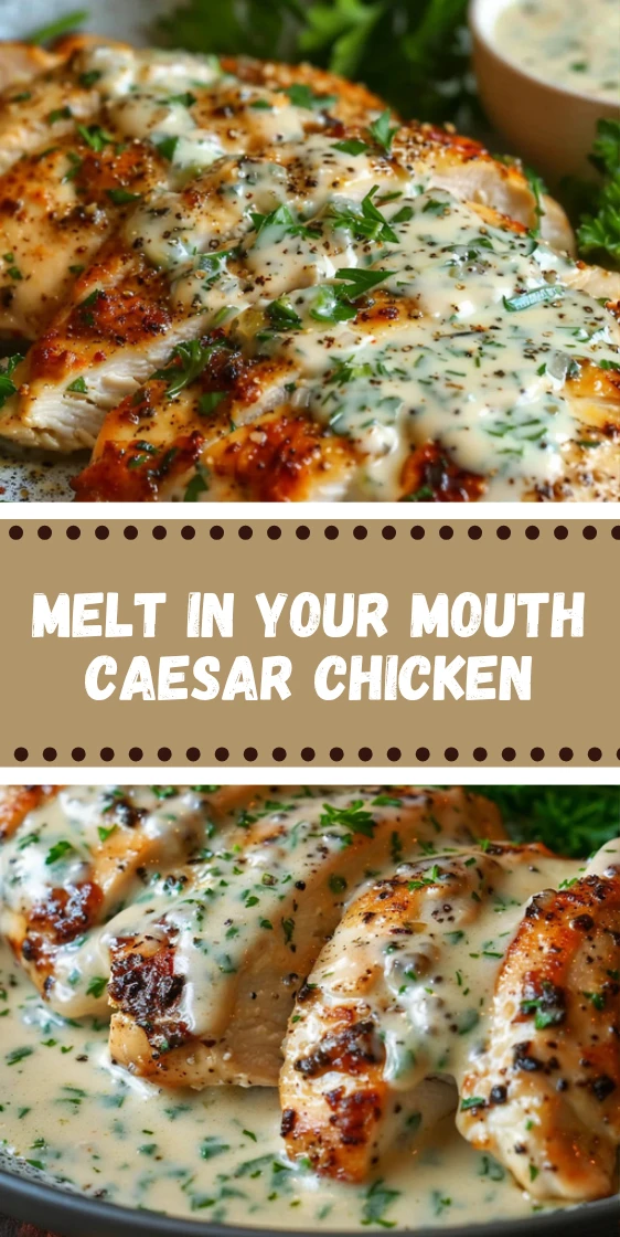 Melt In Your Mouth Caesar Chicken That Everyone Is Craving Right Now