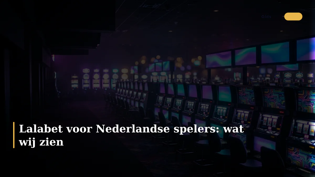 Lalabet voor Nederlandse spelers: wat wij zien