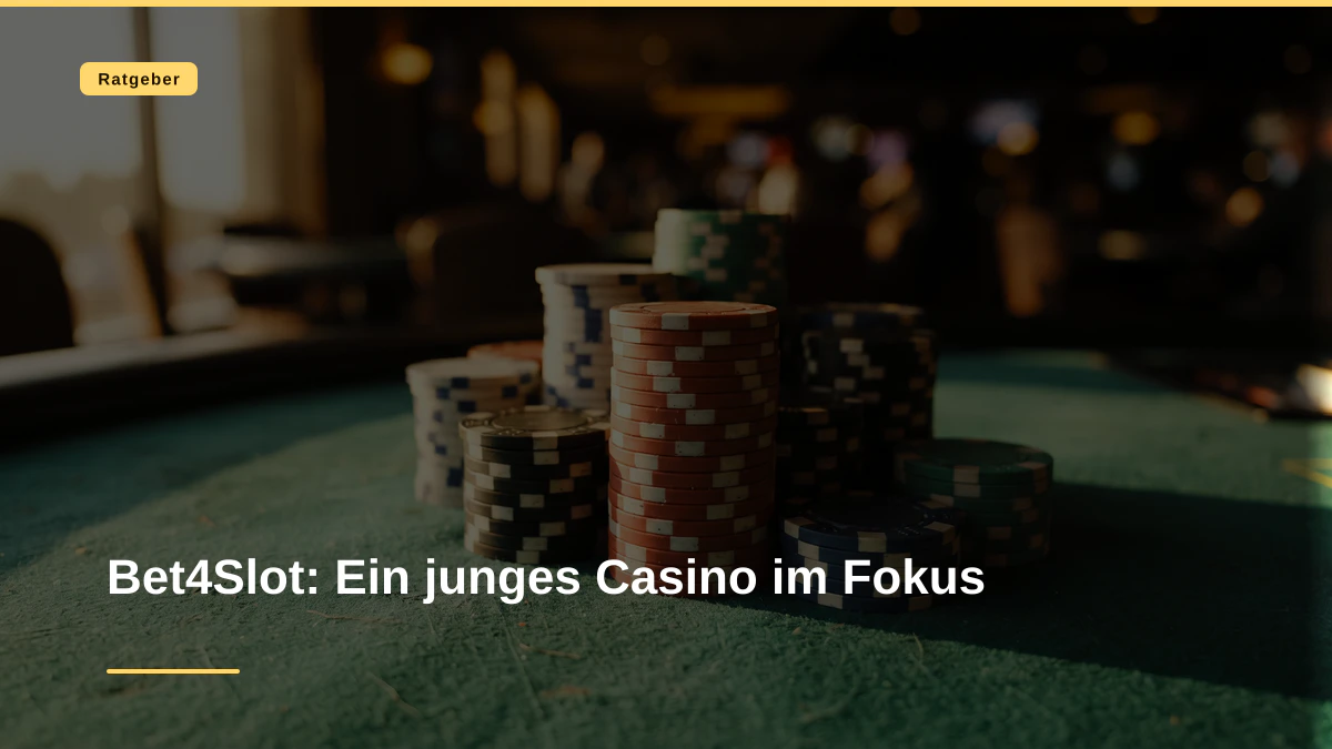 Bet4Slot: Ein junges Casino im Fokus