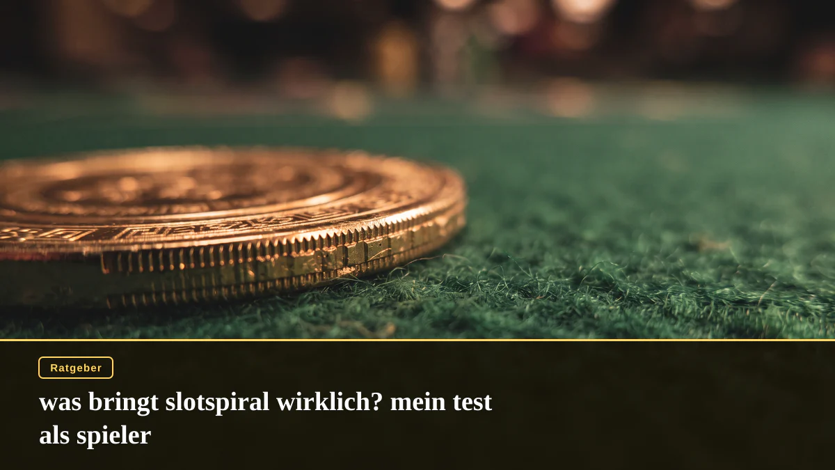 was bringt slotspiral wirklich? mein test als spieler