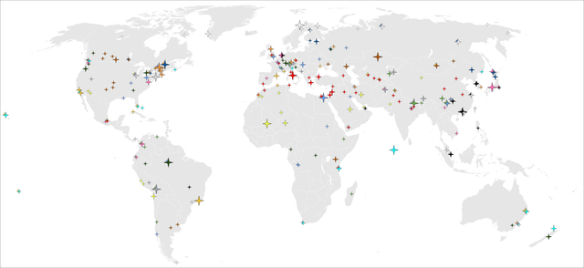 Geography-Competition-Cities-Pins