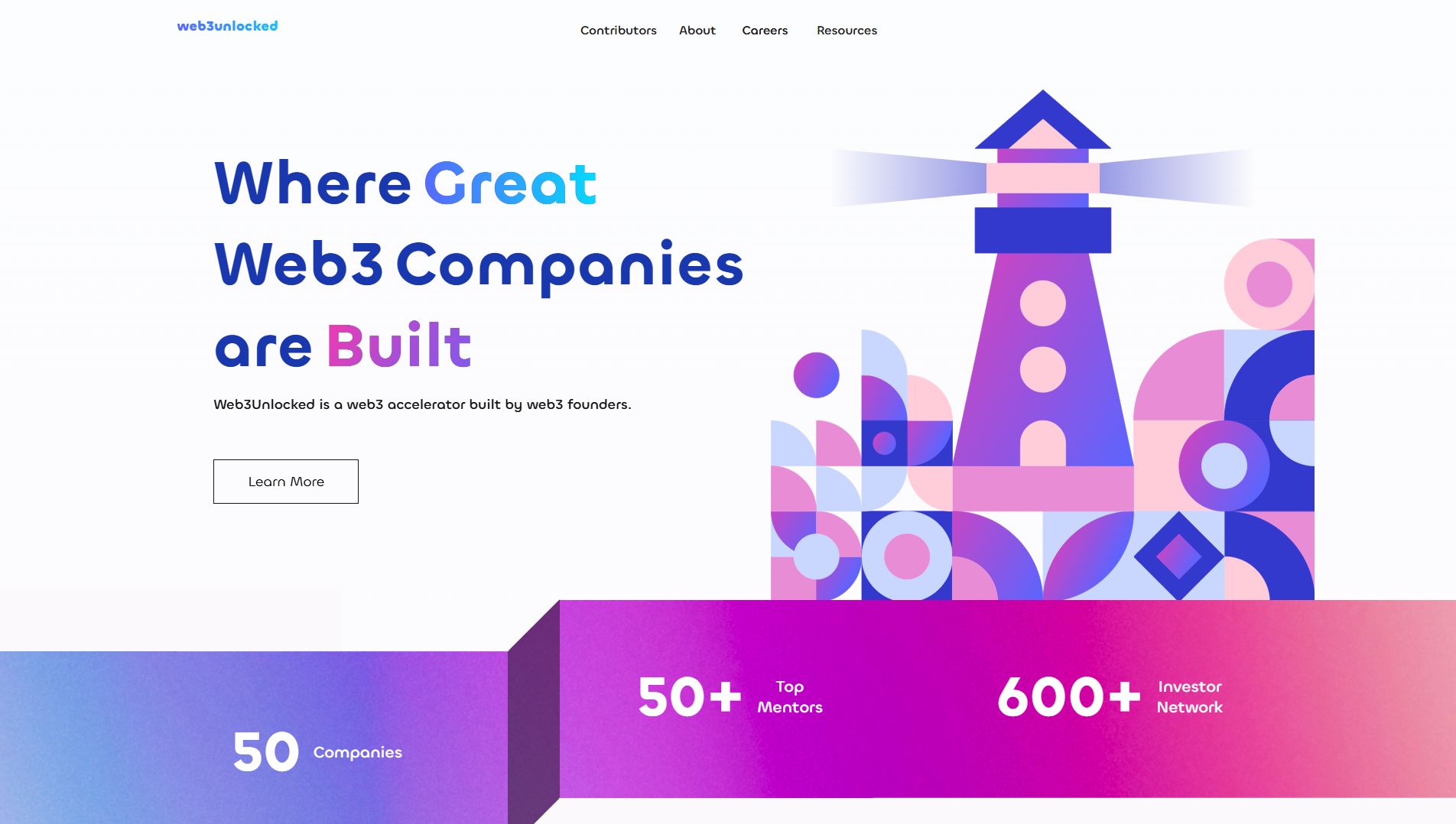 Screenshot of web3unlocked.io