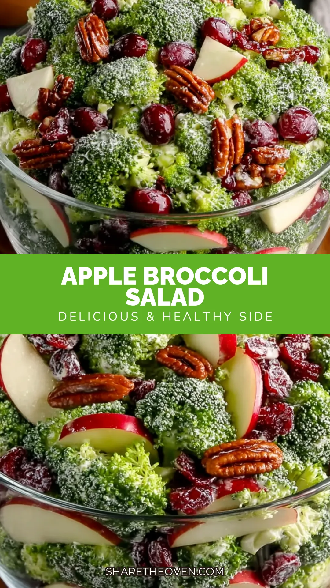 This honeycrisp apple broccoli salad is the perfect combination of crunchy, sweet, and savory flavors that everyone will love. With fresh broccoli, sweet honeycrisp apples, and a tangy dressing, it's a nutritious option for your next picnic or potluck. This easy homemade salad requires just a few ingredients and is a delightful addition to any meal. Don't miss out on this delicious recipe. Click for the full recipe.