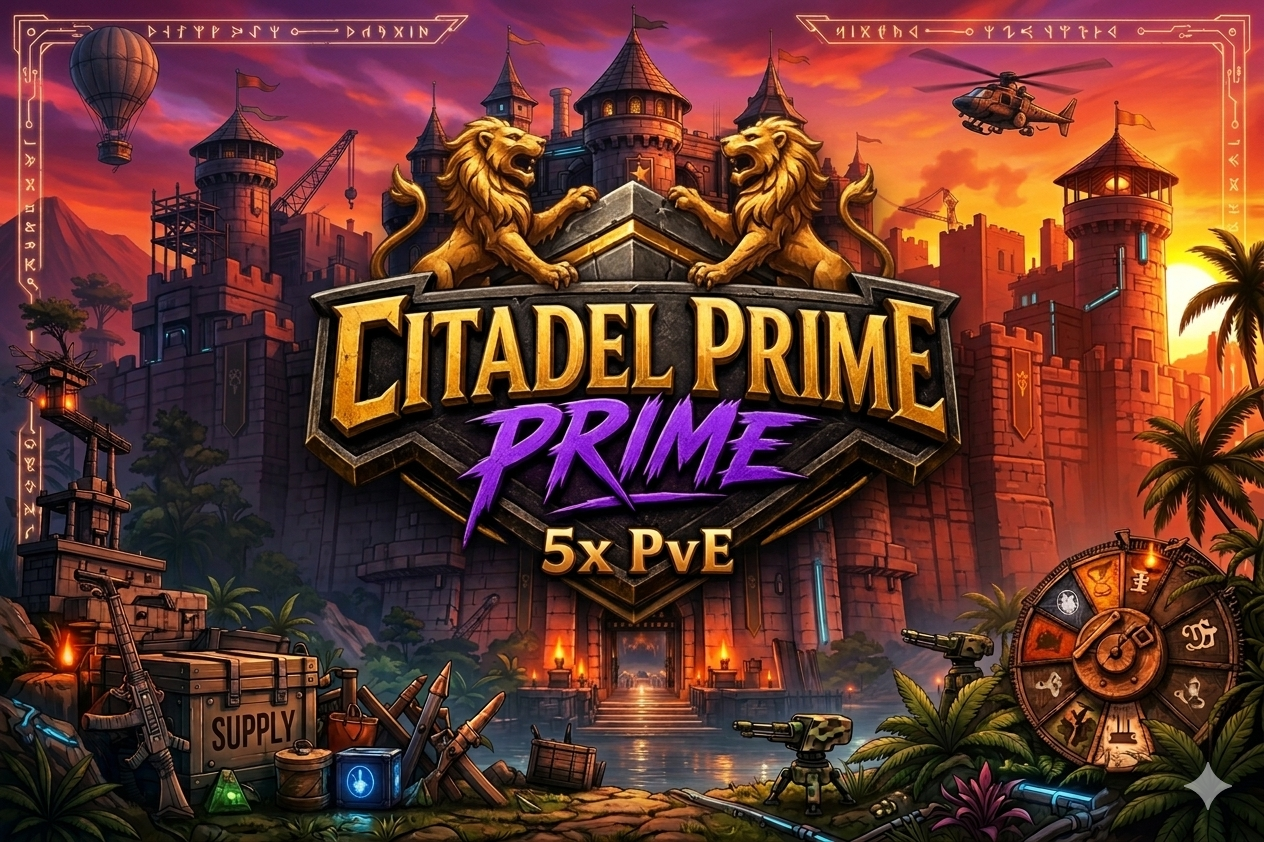 Citadel Prime AU 5x PVE | Skills | Jetpacks | Quests | Raidbase