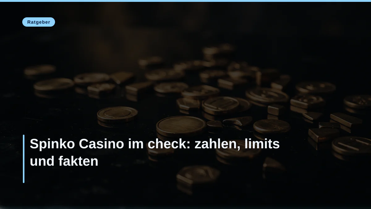 Spinko Casino im check: zahlen, limits und fakten