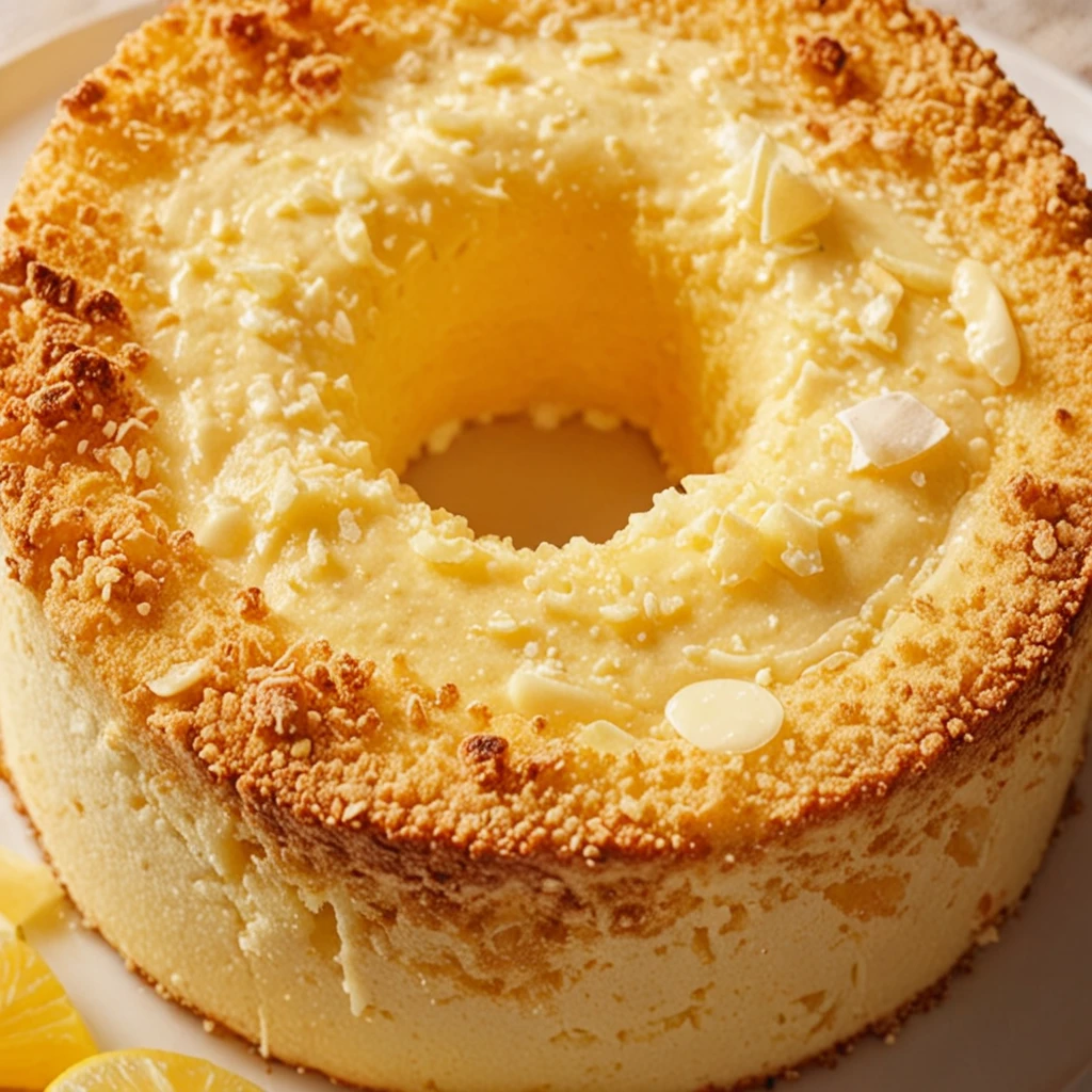 2-Ingredient Homemade Angel Food Cake