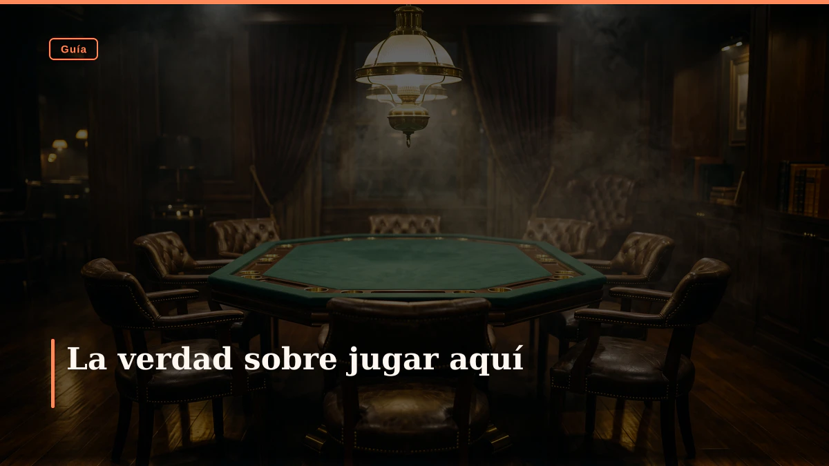 La verdad sobre jugar aquí