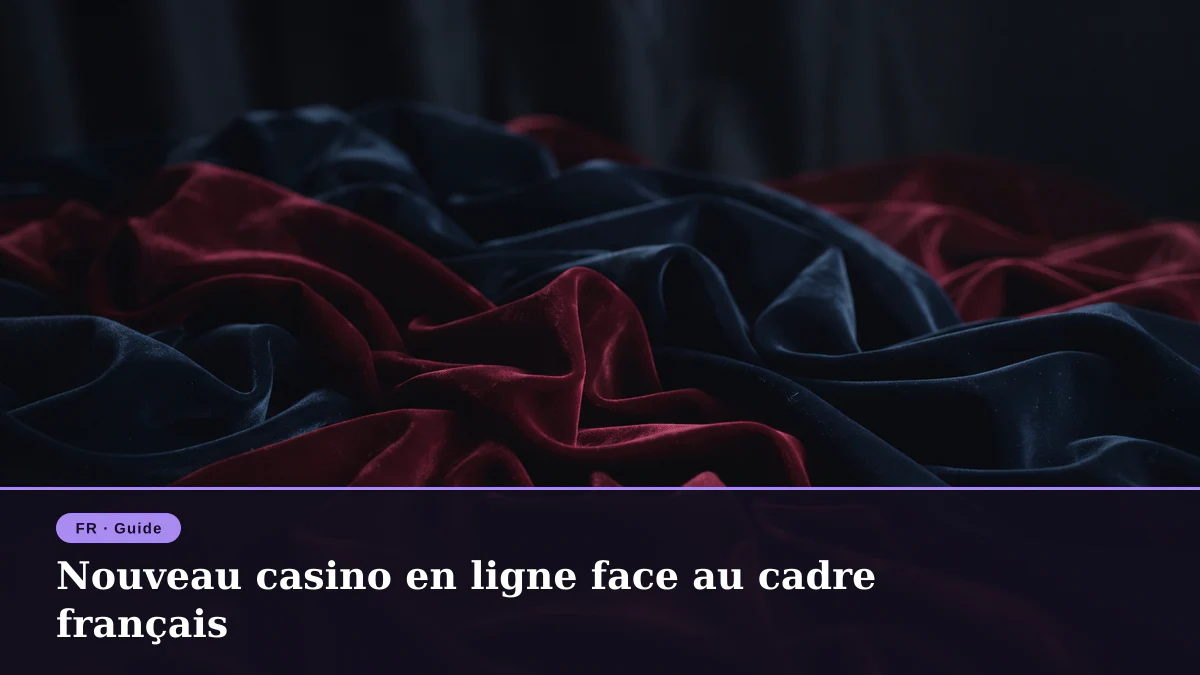 Nouveau casino en ligne face au cadre français