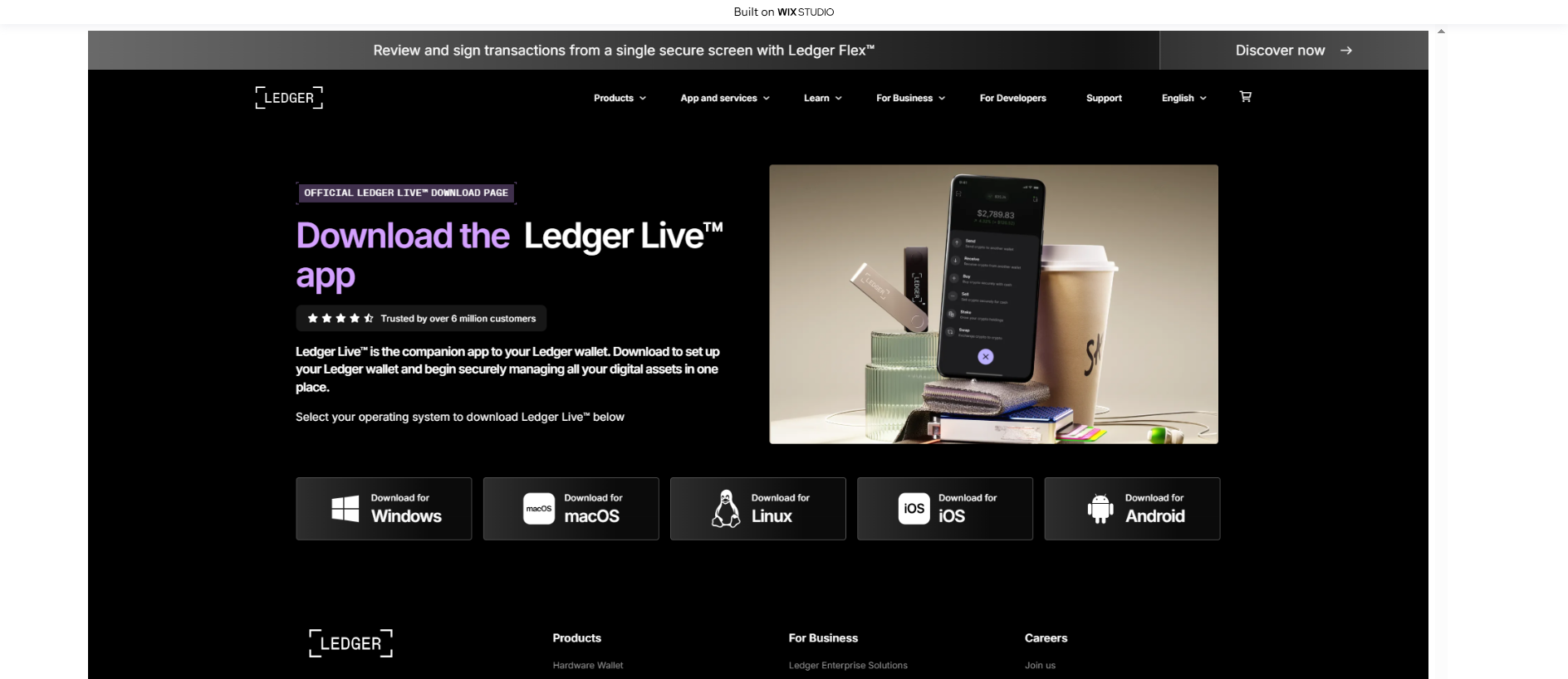 Stored capture of open-livelege.wixstudio.com