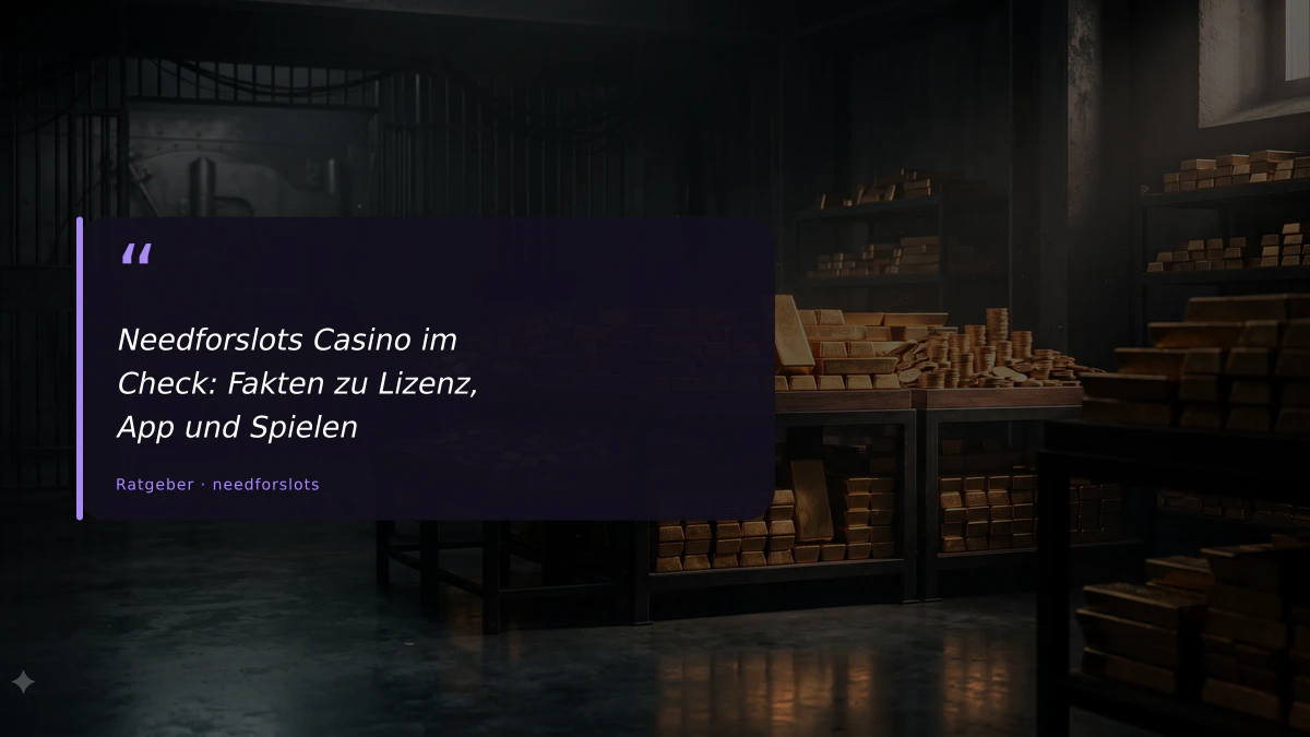 Needforslots Casino im Check: Fakten zu Lizenz, App und Spielen