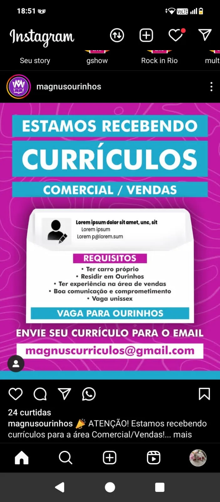 Vaga No Magnus