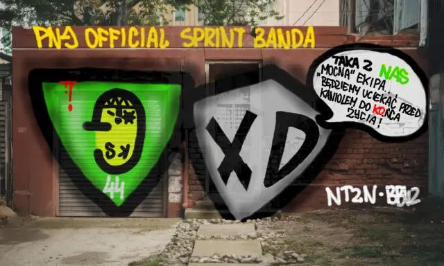 Graffiti artwork by vandald