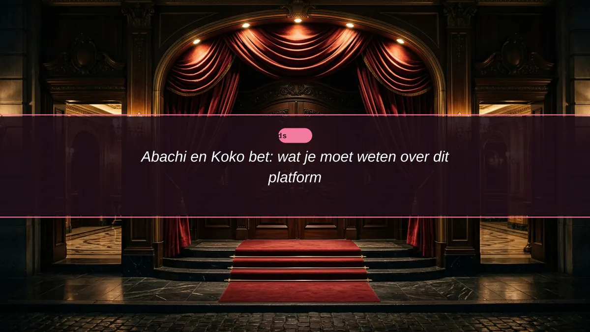Abachi en Koko bet: wat je moet weten over dit platform