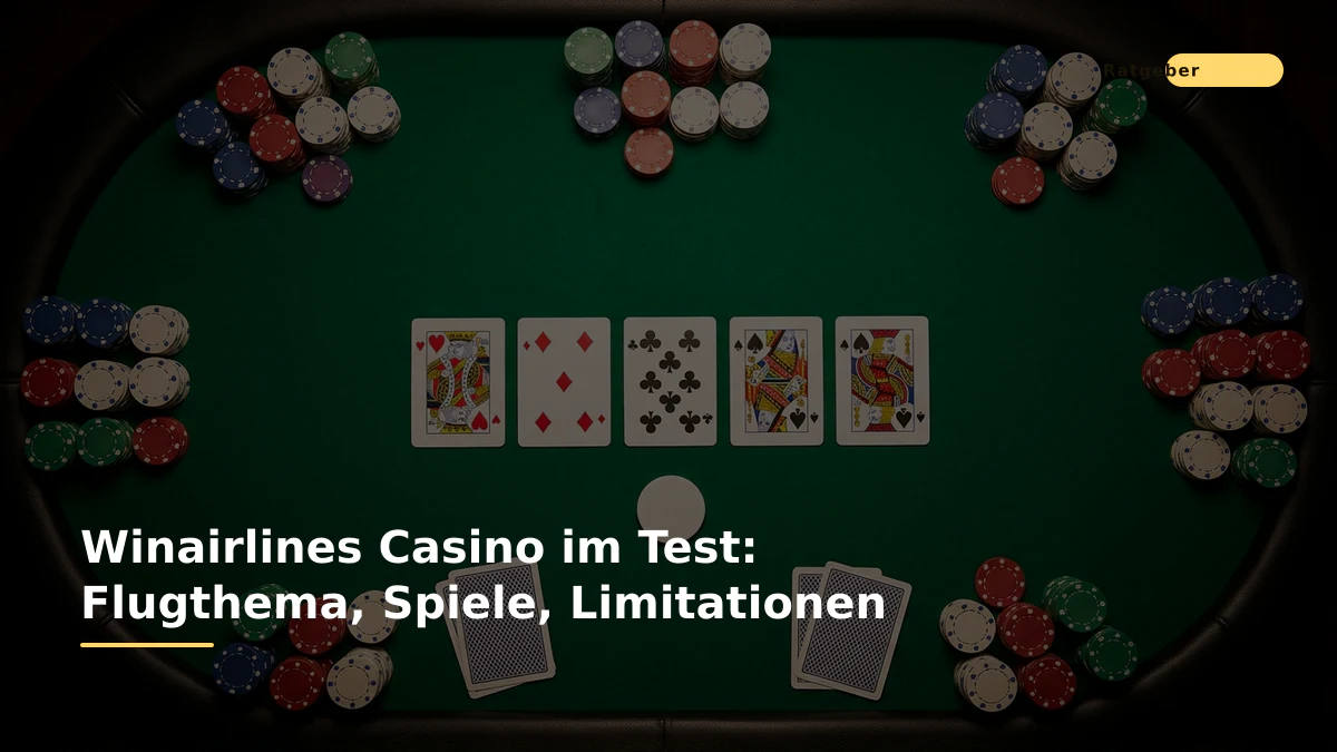 Winairlines Casino im Test: Flugthema, Spiele, Limitationen