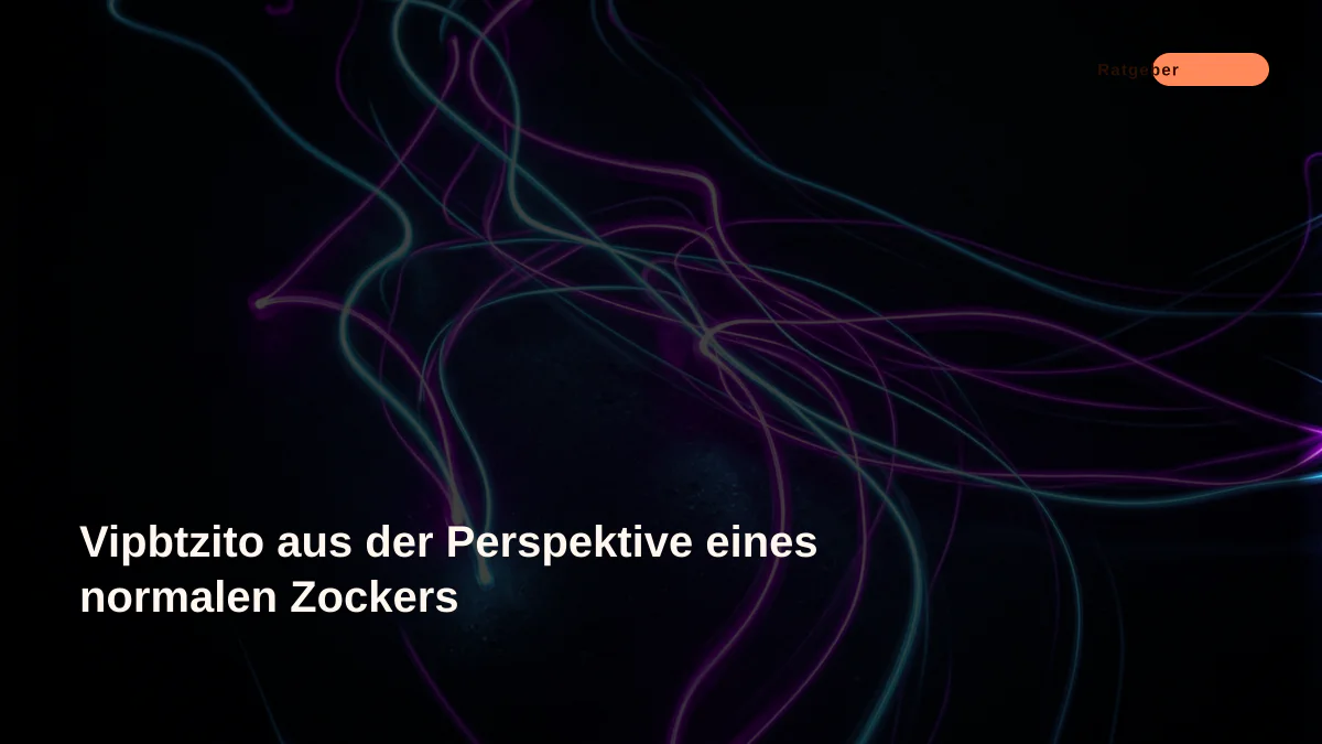 Vipbtzito aus der Perspektive eines normalen Zockers