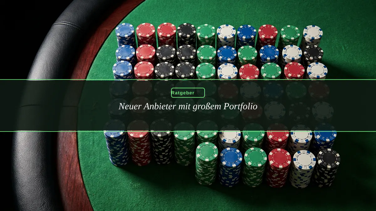 Neuer Anbieter mit großem Portfolio