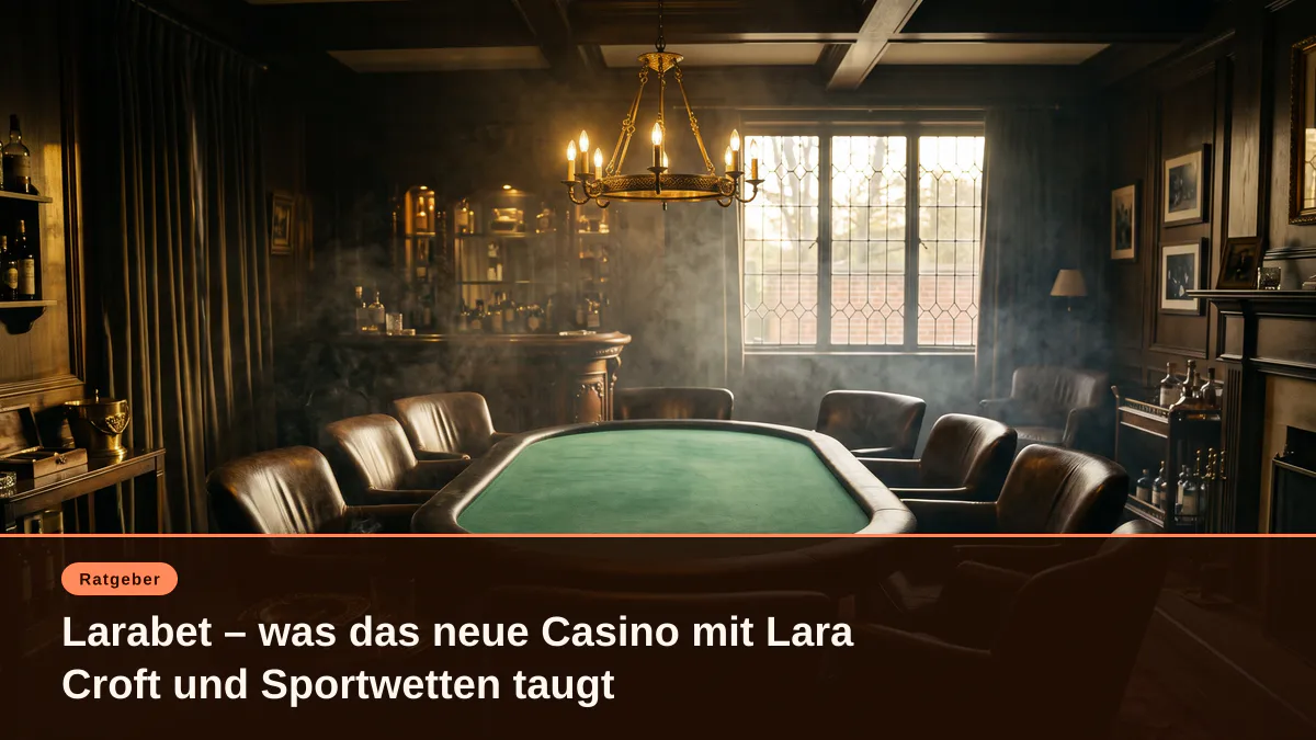Larabet – was das neue Casino mit Lara Croft und Sportwetten taugt