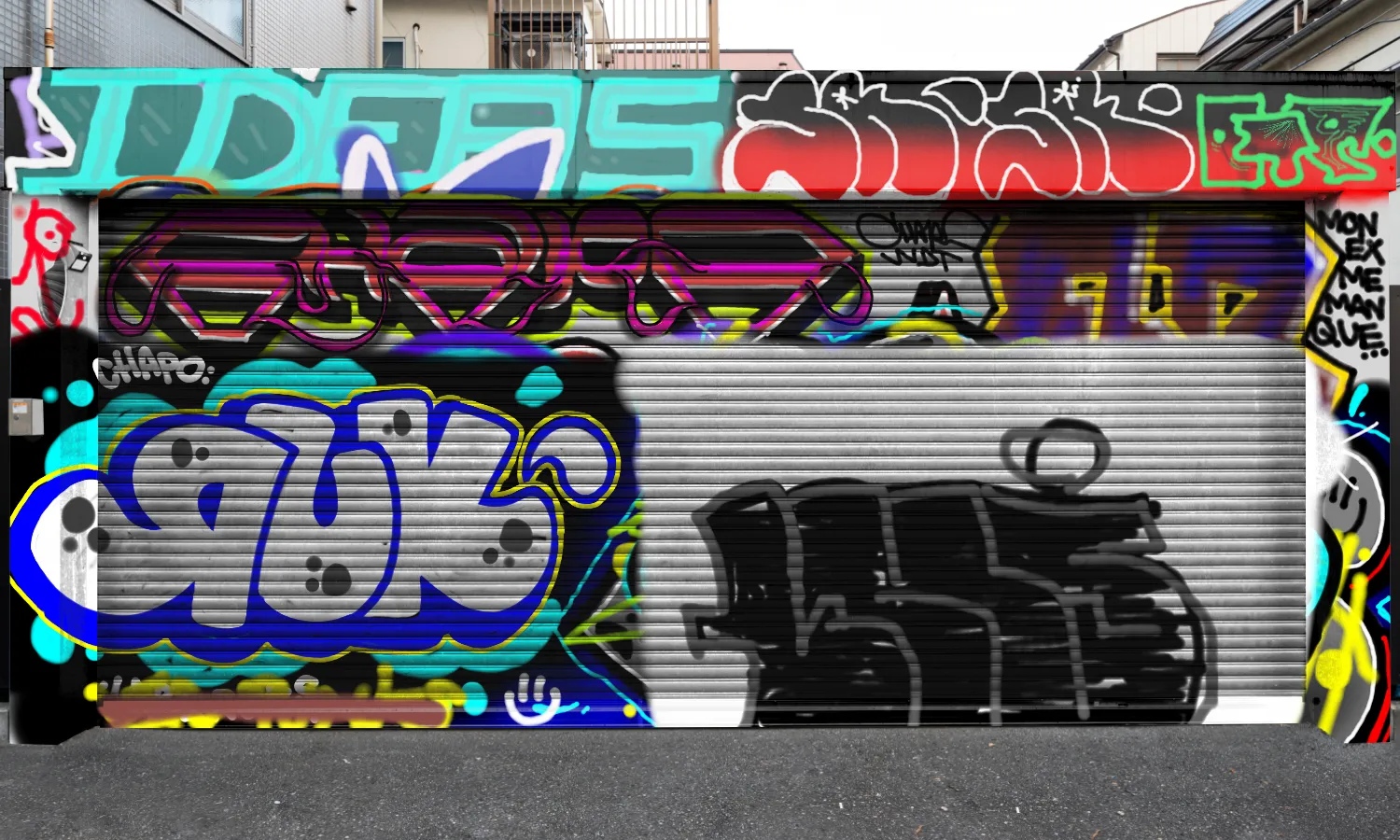 Graffiti artwork by qsk