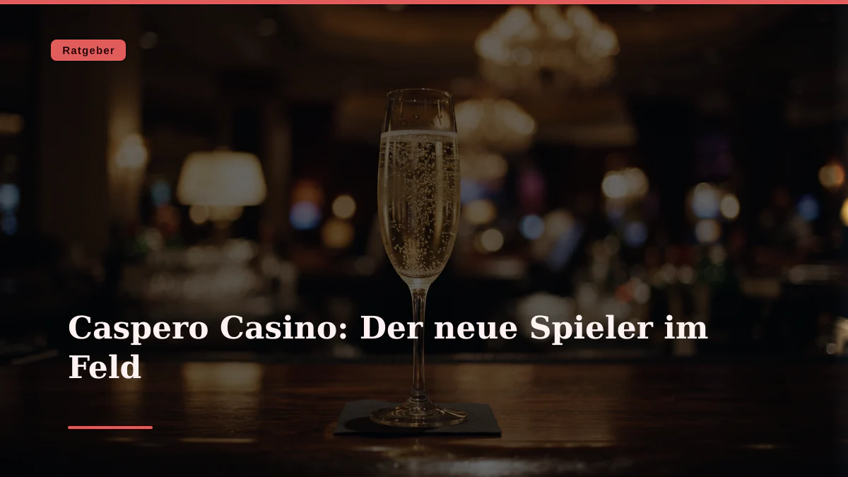 Caspero Casino: Der neue Spieler im Feld