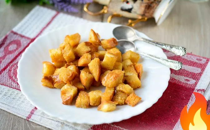 Постер Сухарики в карамели