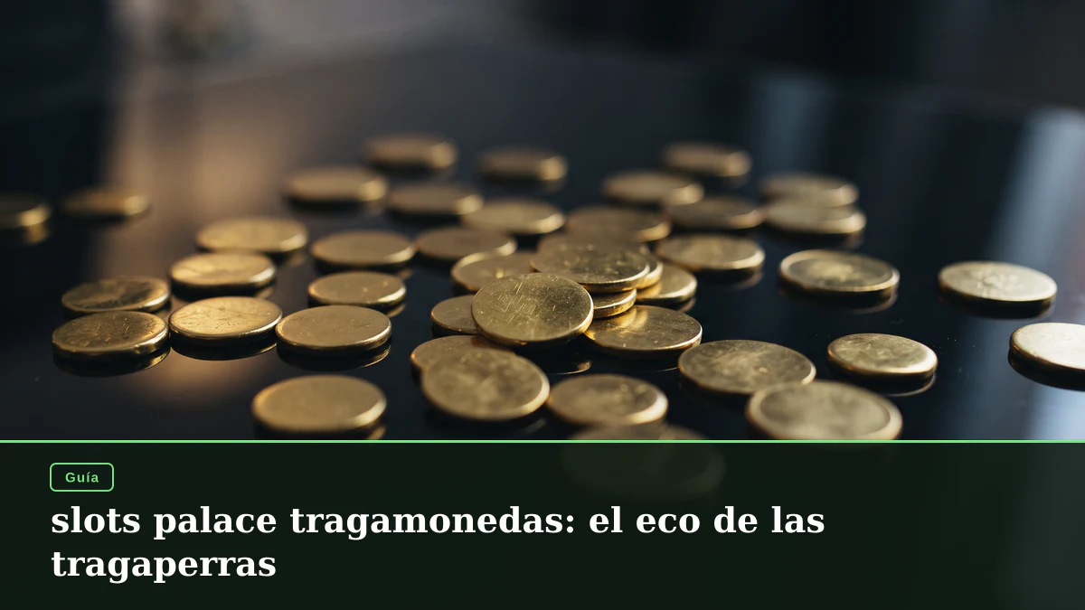 slots palace tragamonedas: el eco de las tragaperras