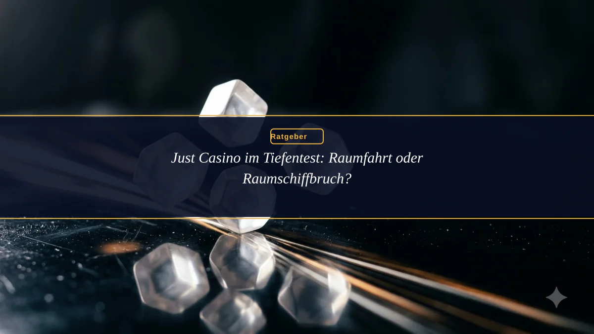 Just Casino im Tiefentest: Raumfahrt oder Raumschiffbruch?